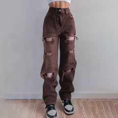 Oh So Ripped Baggy Jeans