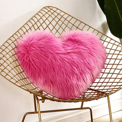 Pink Heart Shape Throw Pillow Sofa Car Seat Cushion Stuffed Plush Doll Toy Cushion Home Decoration Cushions Wedding Lovers Gift