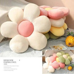 Flower Plush Throw Pillow Soft Stuffed Cotton Cushion Living Bedroom Home Chair Decorative Pillows Sofa Cushions Birthday Gifts