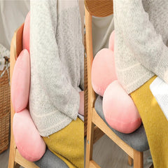 Flower Plush Throw Pillow Soft Stuffed Cotton Cushion Living Bedroom Home Chair Decorative Pillows Sofa Cushions Birthday Gifts