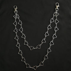 Heart Layered Pant Chain