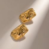 Geometric Square Earrings