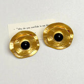 Irregularity Round Earrings