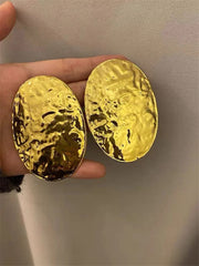 Exaggerated Oval Earrings
