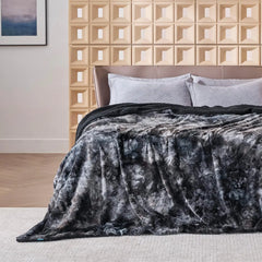 Fuzzy Blanket for Couch - Soft and Warm Sherpa, Cozy and Furry Faux Fur, Reversible Throw Blankets for Sofa and Bed