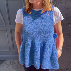 Knit Sweater Tie-up Vest