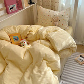 Beddings Sets Cotton Plaid Bedroom Bedding Set White Dormitory Student Bed Linen Set Twin Size Bedding on Offer Sheet Queen King