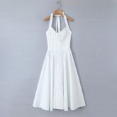 Halter Corset Midi Dress