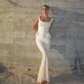 Monaco Lace Up Skirt Set