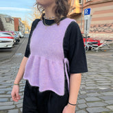 Knit Sweater Tie-up Vest