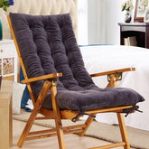 Rocking Patio Lounge Chair Cushion with Ties Overstuffed Seat Back Cushion Pad Tufted Pillow for Outdoor Indoor Home