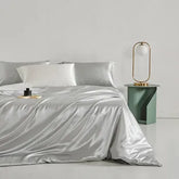 100% Mulberry Silk Duvet Cover 22MM Solid Color Silk Bedding
