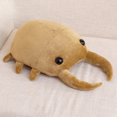 50/60CM Creative Simulation Insect Plush Toys Stuffed Cartoon Dolls Kawaii Beetle Pillow Kids Boys Birthday Gifts