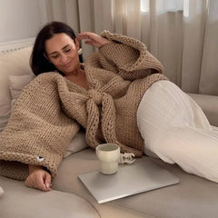 Knit Bow Tie Up Crop Sweater