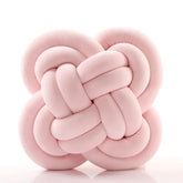 Inyahome Knot Pillow Ball Xmas Green Red Pink Decorative Throw Pillow Floor Cushion with Soft Plush for Couch Decor Household