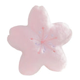 45cm New Pink Sakura Plush Pillow Kawaii Flowers Plush Pillow Mat Lifelike Soft Cherry Blossom Cushion Plushie Props