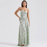 Floral Print Sheer Maxi Dress