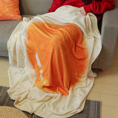 warm flannel corn tortilla pizza blanket 200Gsm pita lavash fleece sofa plaid plush bedspreads winter throw blanket