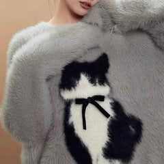 Fuzzy Cat Sweater