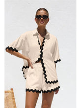 Zic Zac Patchwork Shirt And Shorts Set