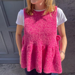 Knit Sweater Tie-up Vest