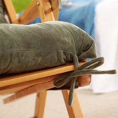 Rocking Patio Lounge Chair Cushion with Ties Overstuffed Seat Back Cushion Pad Tufted Pillow for Outdoor Indoor Home