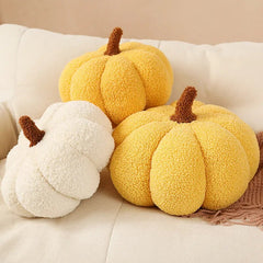 Kawaii Nordic Halloween Pumpkin Plush Toy Plushie Soft Plant Stuffed Doll Holidays Props Decorative Throw Pillow for Kids