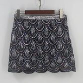 Sequinned Mini Skirt