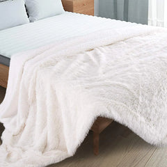 Double Layer Plush warm winter throw Blanket home Bedspread on the bed plaid chair towel sofa cover lamb bed blankets and throws