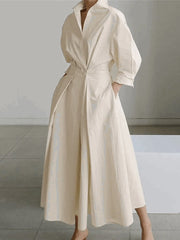 Balloon Long Shirt Dress Oversized Sundress