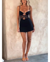 Sexy halter lace skirt