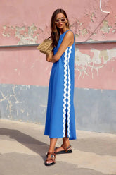 Casual for Summer Sleeveless Split Beach Dress