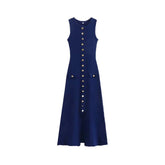 Chic Fashion Knitted Midi Dress