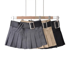 Frances Belt Mini Skirt
