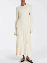 Knitwear Fashion Lace-Up Maxi Dress
