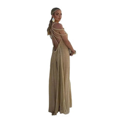 Elegant Halter Maxi Dress