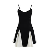 Sleeveless High Waist Mini Dress