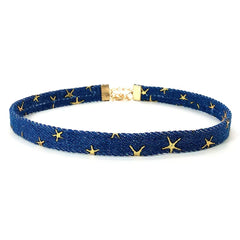 Star Girl Denim Choker