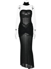 Strapless Mesh Mermaid Summer Dress