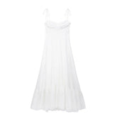 Tiered High-Waist A-line Dress
