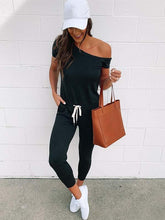 Vorioal One Shoulder Jumpsuit