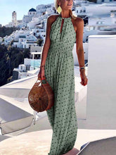 Vorioal Sexy Printed Maxi Dress