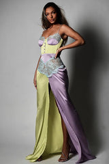 New Colorblock Maxi Dress