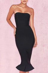 Off Shoulder Bag Hip Dress