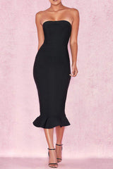Off Shoulder Bag Hip Dress