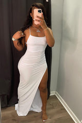 Ramona Open Back Split Maxi Dress