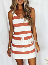 Vorioal Striped Sling Dress