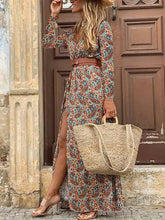 Vorioal Boho Long Sleeve Dress