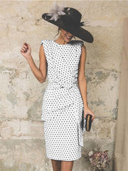 Vorioal Sexy Dot Hip Dress