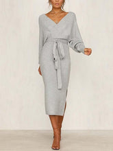 Vorioal V Neck Autumn Dress